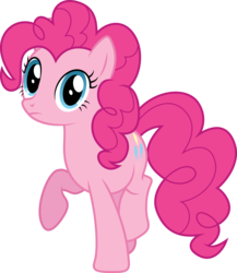 Size: 7111x8187 | Tagged: safe, artist:djdavid98, artist:intbrony, pinkie pie, earth pony, pony, g4, too many pinkie pies, .ai available, .svg available, absurd resolution, female, simple background, solo, transparent background, vector