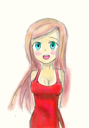 Size: 700x1000 | Tagged: safe, artist:jumboz95, fluttershy, human, g4, female, humanized, solo