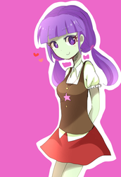 Size: 678x984 | Tagged: safe, artist:weiliy, starlight, equestria girls, g4, background human, clothes, female, pixiv, skirt, solo