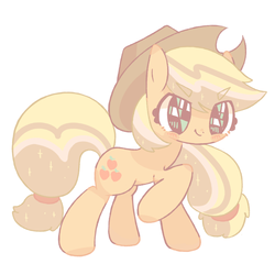 Size: 800x800 | Tagged: safe, artist:suwa, applejack, earth pony, pony, g4, female, solo