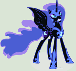 Size: 1024x958 | Tagged: safe, artist:phantasticcolours, nightmare moon, g4, female, solo