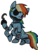 Size: 1536x2048 | Tagged: safe, artist:birdivizer, rainbow dash, pony, robot, robot pony, five nights at aj's, g4, animatronic, applefreddy fazjack's pizzeria, cute, eyepatch, female, five nights at aj's 2, five nights at freddy's, foxy dash, pirate, pirate dash, solo