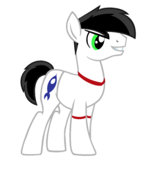 Size: 914x990 | Tagged: safe, artist:bronyhighfive63, pony, danny fenton, danny phantom, ponified, solo