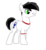 Size: 914x990 | Tagged: safe, artist:bronyhighfive63, pony, danny fenton, danny phantom, ponified, solo