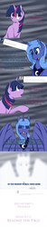 Size: 1024x4914 | Tagged: safe, artist:tlatophat, princess luna, twilight sparkle, alicorn, pony, unicorn, g4, alternate hairstyle, alternate universe, ask, comic, s1 luna, sketchbook twilight, spread wings, tumblr