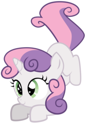 Size: 6513x9420 | Tagged: safe, artist:ex-machinart, sweetie belle, pony, g4, absurd resolution, cute, diasweetes, female, simple background, solo, transparent background, vector