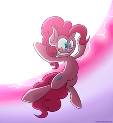Size: 2300x2500 | Tagged: safe, artist:neoncel, pinkie pie, earth pony, pony, smile hd, g4, female, high res, solo, spirit bomb