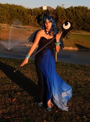 Size: 1024x1392 | Tagged: safe, artist:kikyo4ever, princess luna, human, g4, cosplay, irl, irl human, photo