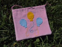 Size: 1000x750 | Tagged: safe, artist:whimsicalsquidco, pinkie pie, g4, bag, craft, cutie mark