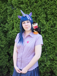 Size: 768x1024 | Tagged: safe, artist:whimsicalsquidco, twilight sparkle, human, g4, cosplay, irl, irl human, photo