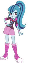 Size: 3181x6537 | Tagged: safe, artist:jakeneutron, sonata dusk, equestria girls, g4, my little pony equestria girls: rainbow rocks, hand on hip, simple background, solo, transparent background, vector