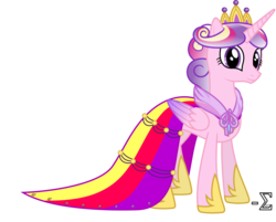 Size: 8710x7000 | Tagged: safe, artist:90sigma, princess cadance, g4, absurd resolution, clothes, dress, female, gala dress, simple background, solo, transparent background