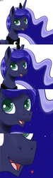 Size: 600x2000 | Tagged: safe, artist:sonikku001, princess luna, g4, comic, illuminati