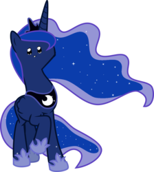 Size: 916x1024 | Tagged: safe, artist:bkub, artist:sir-teutonic-knight, edit, princess luna, llama, g4, :3, chen (touhou), faic, female, proncoss lono, raised hoof, simple background, solo, touhou, transparent background, vector, wat, what has science done, woll smoth
