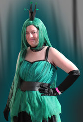Size: 1024x1509 | Tagged: safe, artist:bella-mia-d, queen chrysalis, human, g4, cosplay, irl, irl human, photo