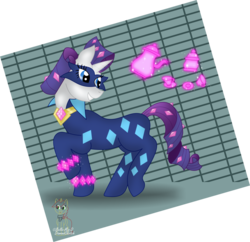 Size: 1024x992 | Tagged: safe, artist:bella-mia-d, radiance, rarity, g4, female, power ponies, solo