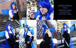 Size: 1505x956 | Tagged: safe, artist:subduedmoon, princess luna, human, g4, 2014, animinneapolis, cosplay, irl, irl human, photo