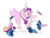 Size: 860x660 | Tagged: safe, artist:dm29, princess cadance, shining armor, alicorn, pony, unicorn, g4, duo, female, fight, magic, male, mare, misleading thumbnail, not what it looks like, remote control, simple background, stallion, transparent background