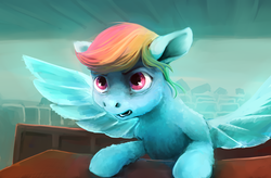 Size: 3712x2435 | Tagged: safe, artist:sharpieboss, rainbow dash, g4, female, high res, solo