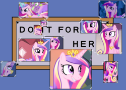 Size: 680x486 | Tagged: safe, princess cadance, g4, do it for her, male, meme, the simpsons, waifu, waifu fight in the comments
