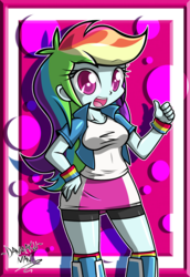 Size: 1697x2470 | Tagged: safe, artist:danmakuman, rainbow dash, human, equestria girls, g4, female, solo