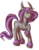 Size: 784x1000 | Tagged: safe, artist:count aile d'ciel, oc, oc only, oc:dark deed, pony, unicorn, cutie mark, ear fluff, hooves, impossible cube, impossible object, raised hoof, solo, unshorn fetlocks