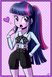 Size: 678x1000 | Tagged: safe, artist:riouku, twilight sparkle, equestria girls, g4, female, solo