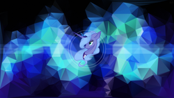 Size: 1920x1080 | Tagged: safe, artist:centerdave77, princess luna, g4, female, low poly, s1 luna, solo, wallpaper