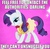 Size: 615x600 | Tagged: safe, edit, edited screencap, screencap, rarity, g4, sweet and elite, bedroom eyes, call the cops, caption, clothes, cropped, darling, dress, female, hape, hug, image macro, imma snuggle you, raised hoof, snuggling, solo