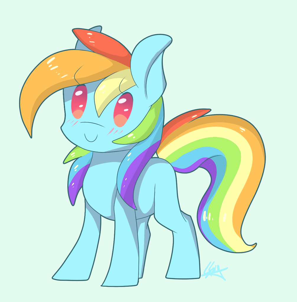 836580 Safe Artistsnowsky S Rainbow Dash Female Solo Derpibooru 