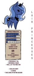 Size: 450x999 | Tagged: safe, artist:gats, princess luna, pony, unicorn, g4, female, solo, stats, towergirls