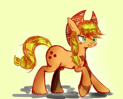 Size: 1280x1035 | Tagged: safe, artist:hebibox, applejack, earth pony, pony, g4, female, solo