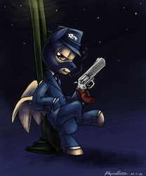 Size: 1000x1200 | Tagged: safe, artist:reynaruina, pony, ambassador, ponified, smoking, solo, spy, spy (tf2), team fortress 2