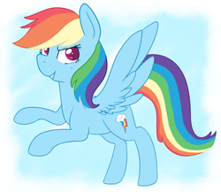 Size: 500x434 | Tagged: safe, artist:pegacornss, rainbow dash, g4, backwards cutie mark, female, solo