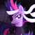 Size: 1024x1024 | Tagged: safe, artist:xwhitedreamsx, twilight sparkle, g4, female, future twilight, solo