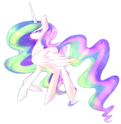 Size: 1326x1356 | Tagged: safe, artist:kookoi, princess celestia, alicorn, pony, g4, female, simple background, solo, transparent background