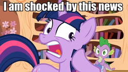 Size: 960x540 | Tagged: safe, spike, twilight sparkle, g4, image macro, meme