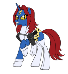 Size: 2354x2551 | Tagged: safe, artist:edcom02, artist:jmkplover, pony, unicorn, crossover, high res, marvel, mutant, mystique, ponified, raven darkholme, simple background, solo, transparent background, x-men