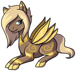 Size: 698x652 | Tagged: safe, artist:bellas-artbook, oc, oc only, pegasus, pony, solo