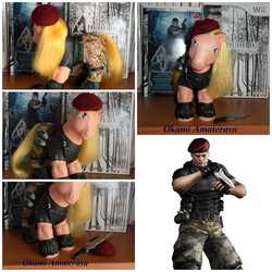 Size: 600x600 | Tagged: safe, g1, customized toy, irl, jack krauser, photo, ponified, resident evil, toy