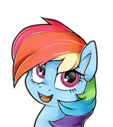 Size: 1024x1148 | Tagged: safe, artist:sofilut, rainbow dash, g4, :d, female, simple background, smiling, solo, transparent background