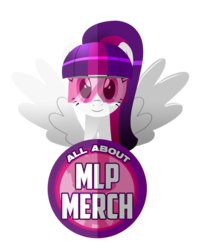 Size: 500x625 | Tagged: safe, artist:ii-art, oc, oc only, oc:amy, pegasus, pony, all about mlp merch, glasses, mlpmerch, solo