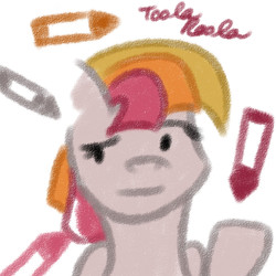 Size: 1000x1000 | Tagged: safe, artist:ask-maplepony, toola-roola, earth pony, pony, ask toola roola, g3, g4, ask, female, g3 to g4, generation leap, mare, solo, tumblr