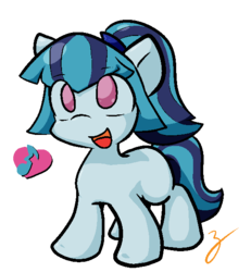 Size: 547x591 | Tagged: safe, artist:zutcha, sonata dusk, earth pony, pony, g4, blank flank, cute, cutie mark, earth pony sonata dusk, equestria girls ponified, female, filly, happy, heart, looking up, music notes, no pupils, open mouth, ponified, simple background, smiling, solo, sonatabetes, transparent background, younger