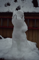 Size: 2205x3329 | Tagged: safe, artist:xchan, high res, irl, photo, snow