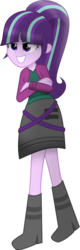 Size: 2800x8800 | Tagged: safe, artist:meteor-spark, starlight glimmer, equestria girls, g4, the cutie map, .svg available, absurd resolution, clothes, equestria girls-ified, female, s5 starlight, simple background, skirt, solo, transparent background, vector