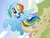 Size: 800x600 | Tagged: safe, artist:nunachan, rainbow dash, g4, female, flying, solo