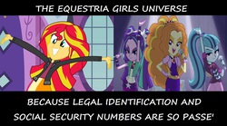 Size: 1285x716 | Tagged: safe, edit, edited screencap, screencap, adagio dazzle, aria blaze, sonata dusk, sunset shimmer, equestria girls, g4, my little pony equestria girls: rainbow rocks, the dazzlings