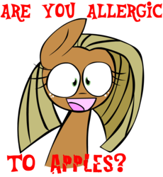 Size: 1050x1143 | Tagged: safe, artist:mushroomcookiebear, applejack, earth pony, pony, g4, alternate hairstyle, applemena, female, snapplejack, solo, straight hair