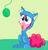 Size: 568x593 | Tagged: safe, artist:mr-degration, pinkie pie, g4, animal costume, ball, begging, behaving like a cat, cat costume, clothes, cute, dangling, excited, happy, kitty suit, pinkie cat, sitting, smiling, string, tongue out, yarn, yarn ball